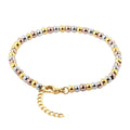 Bracelet, 18K Gold Plated Steel