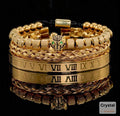STAINLESS STEEL GOLD PLATED BRACELET