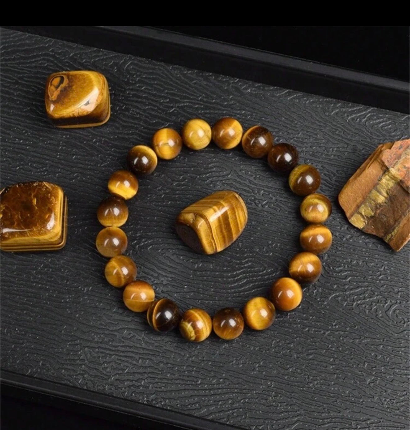 TIGER EYE PLAIN BRACELET