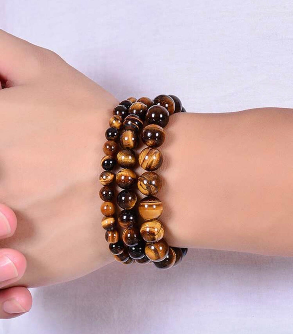 TIGER EYE PLAIN BRACELET