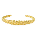 Bracelet, 18K Gold Plated Steel