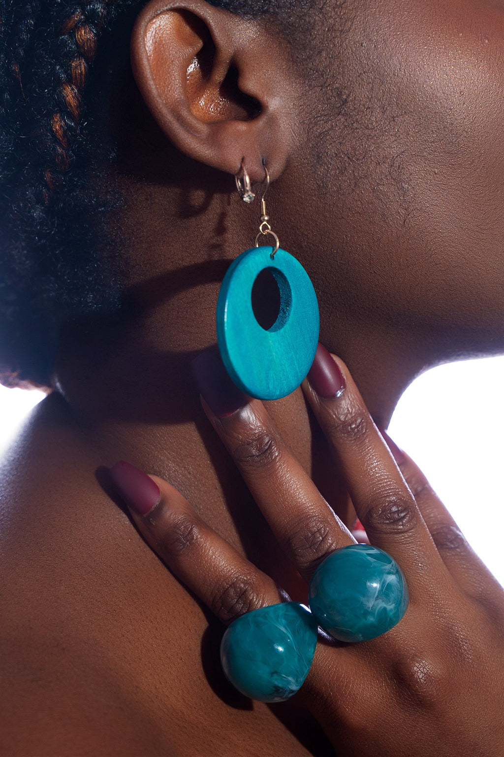 WOODEN EARRINGS