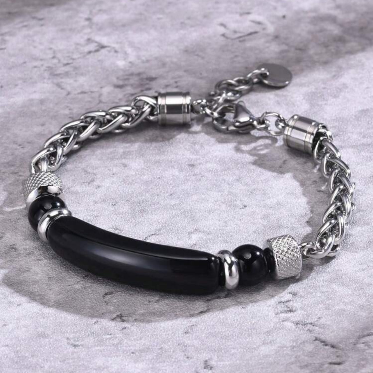 STAINLESS STEEL SILVER BRACELET