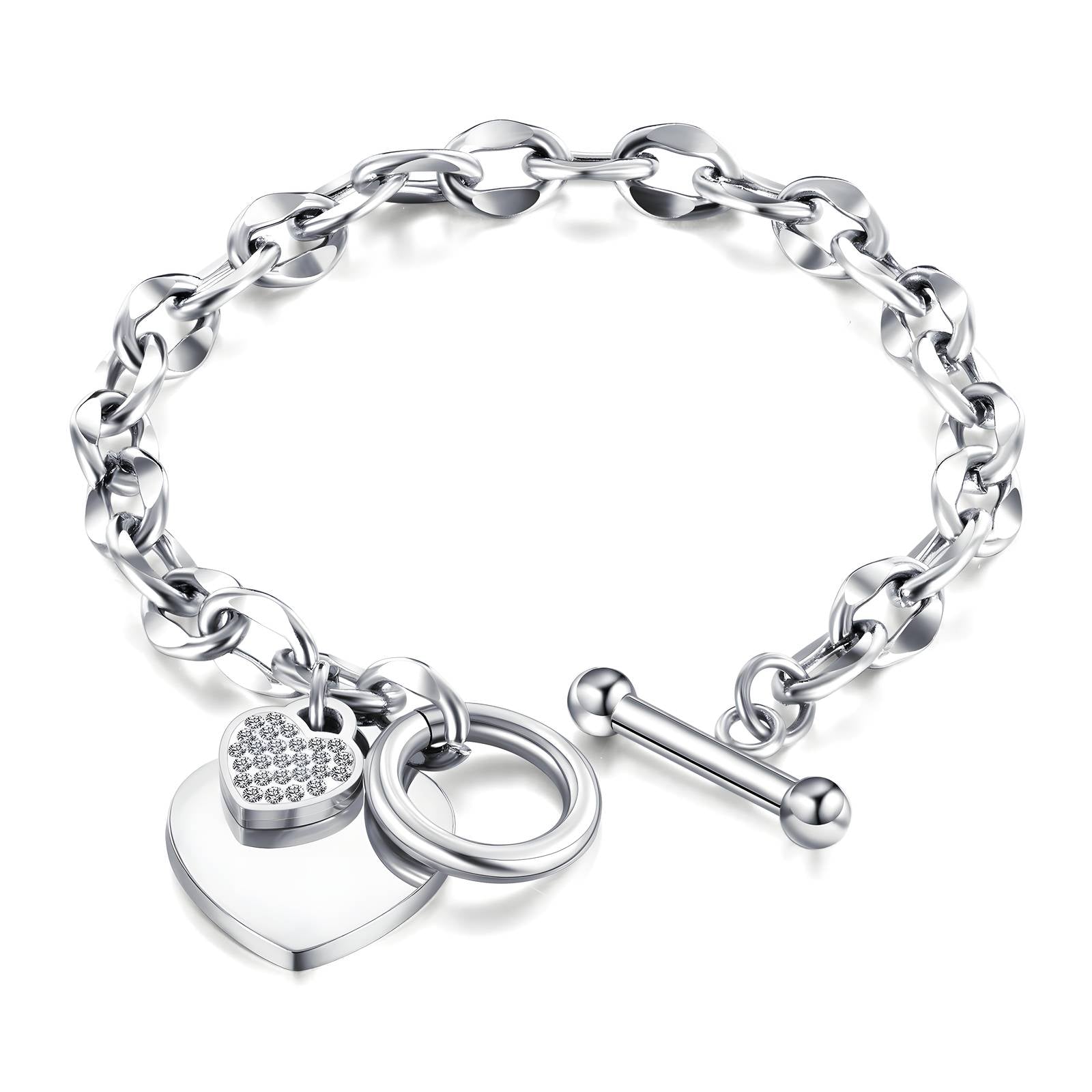 STAINLESS STEEL SILVER BRACELET