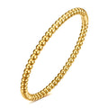 " BRACELET”, 18K GOLD PLATED STEEL